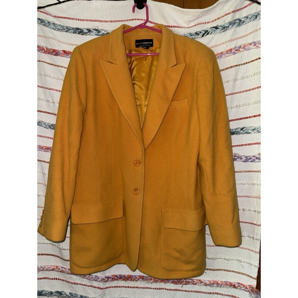 LIZ CLAIBORNE WOMAN Vintage Jacket Size 16 women's jacket‎ mustard